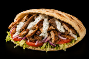 Pita de pollo o ternera